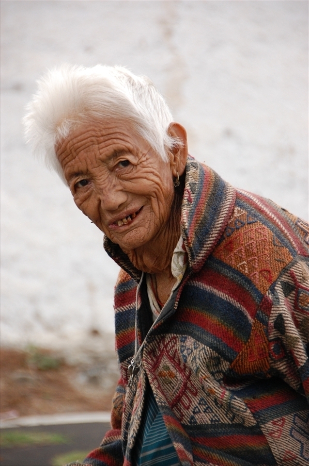 Camera Savvy Granny. She loved to pose. Loved her facial expressions.