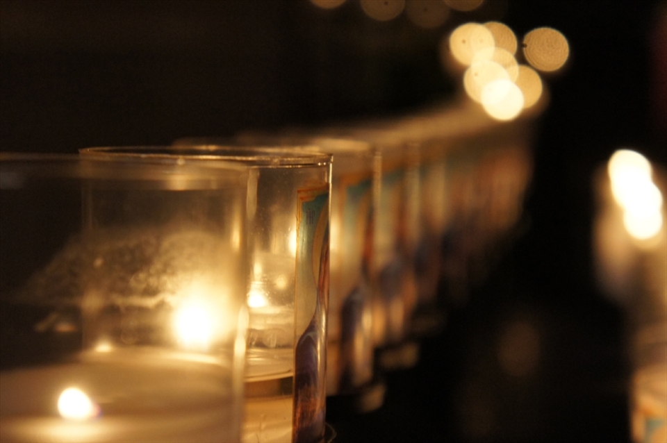This Picture has been taken from Sony NEX5 camera inside Cathedral of Our Lady of Strasbourg france. The linearity of candle shows the order and symmetry with beauty.