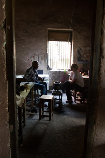 Felix gave Kelly a lesson on what to do, and told us some great stories as well!