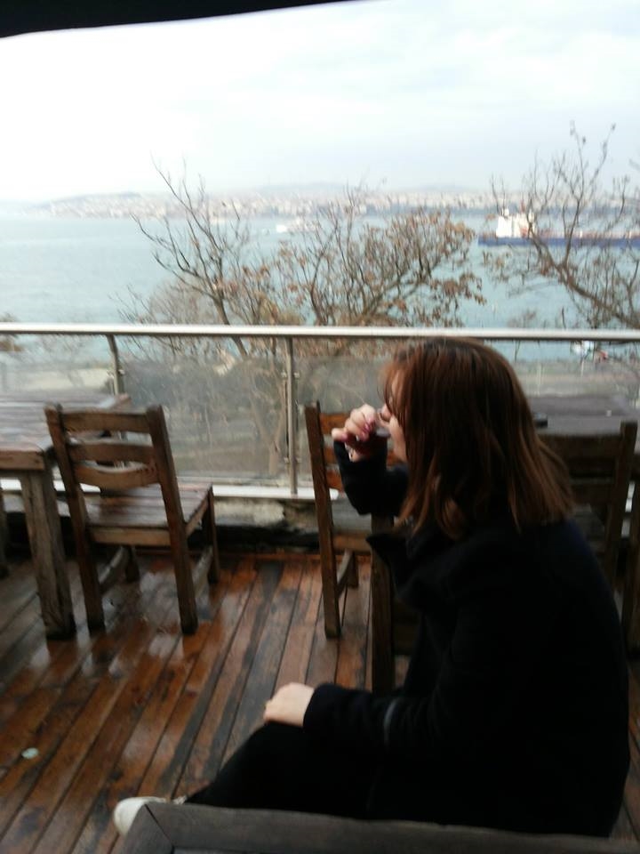 Tea and a great view of old Istanbul...