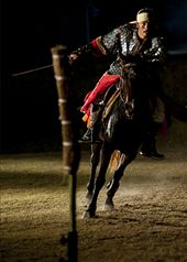Night Horse martial arts display at Hwaseong haegung Suwon South Korea: by derekwinchester, Views[722]