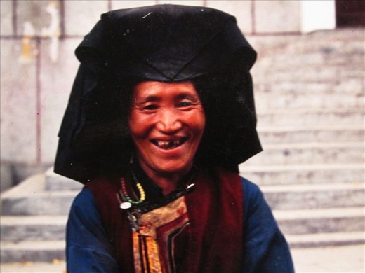 Yi grandmother ,yunnan china