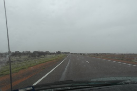 Hope we can get set up before the rain...