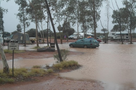 Glad that's not our ford swimming !