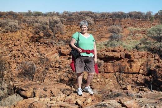 this was on the small rock climb just around the camp