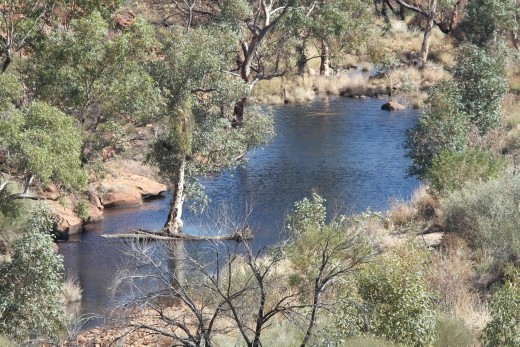 Lagoon at the car park...