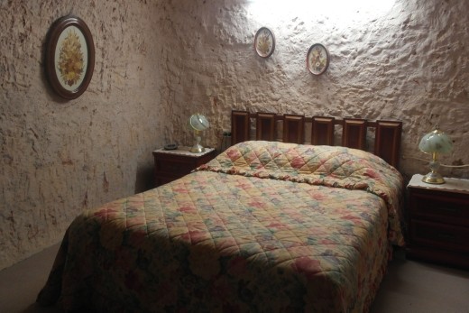 Inside Fay's house Coober Pedy