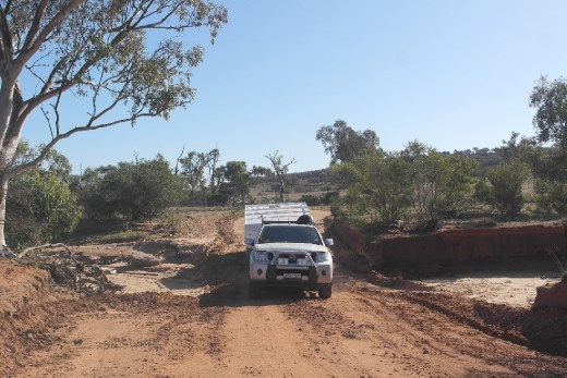 Pete enjoying the 4x4