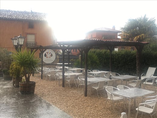 My first private room hostel.