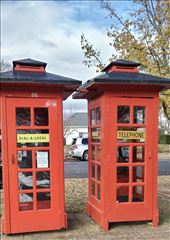 These phone boxes tell local stories usually but not during Covid times sadly.: by dianne_peter, Views[93]