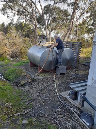 Mark transferring whey