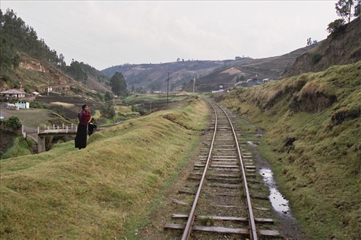 Railroad landscapes. Saying goodbye to the continental Ecuador