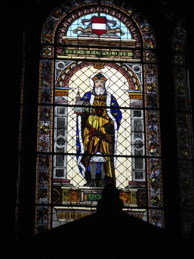 Stainglass window in St Stephens Cathedral