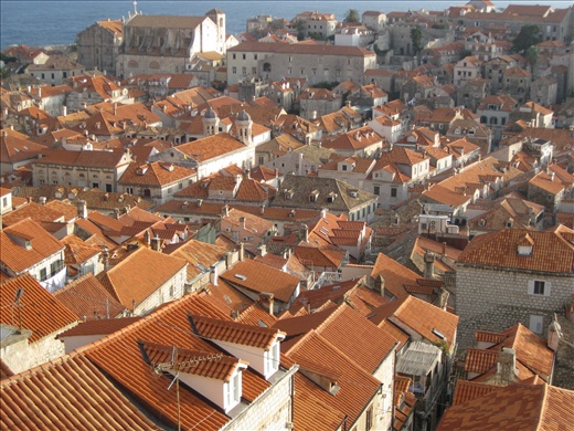 View of Dubrovnik rooftops