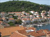 View of Korcula town from church tower: by dimanamandy, Views[373]