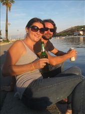 Anne and Mark drinking pivo while watching the sunset: by dimanamandy, Views[310]