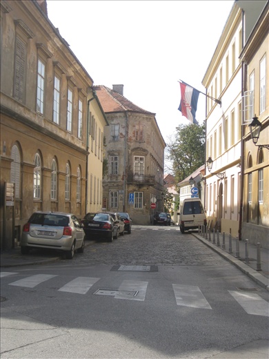 Street view in upper section of old town