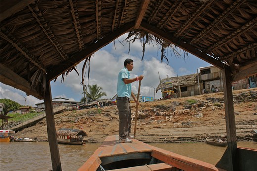 28 years old, May Jony Arriaga Chavez has never left the Amazon. May works as a jungle tour guide when the season allows.  