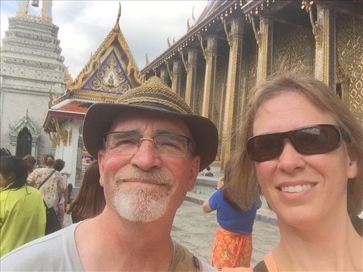 Aaron and Dina at Wat Po