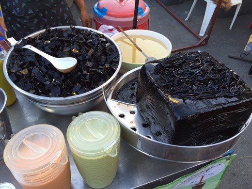 Black jello!! Actually it's 