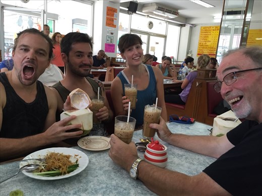 Lunch with our massage classmates