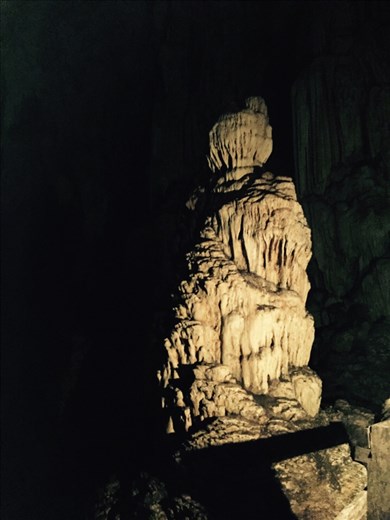 The Buddha cave formation at Tham Lod cave