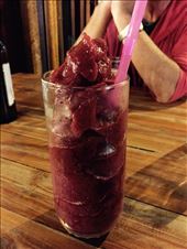 I ordered a mixed berry juice. This very thick shake arrived instead. I was grateful, though, later when I bit into a very hot Thai chili pepper. : by dinagosse, Views[423]