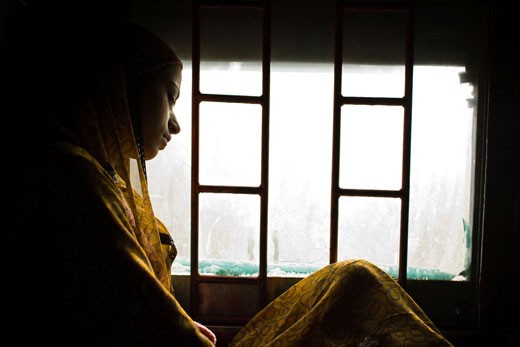 Traveling on the train New Delhi - Varanasi. I met many people during the long journey, with someone I spoke with someone I smiled and with her I was silent.
