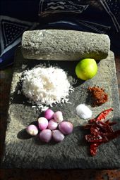 Ingredients for pol sambol: by dinu, Views[592]
