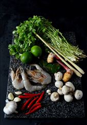 Fresh ingredients for Tom Yum Goong: by dinu, Views[453]