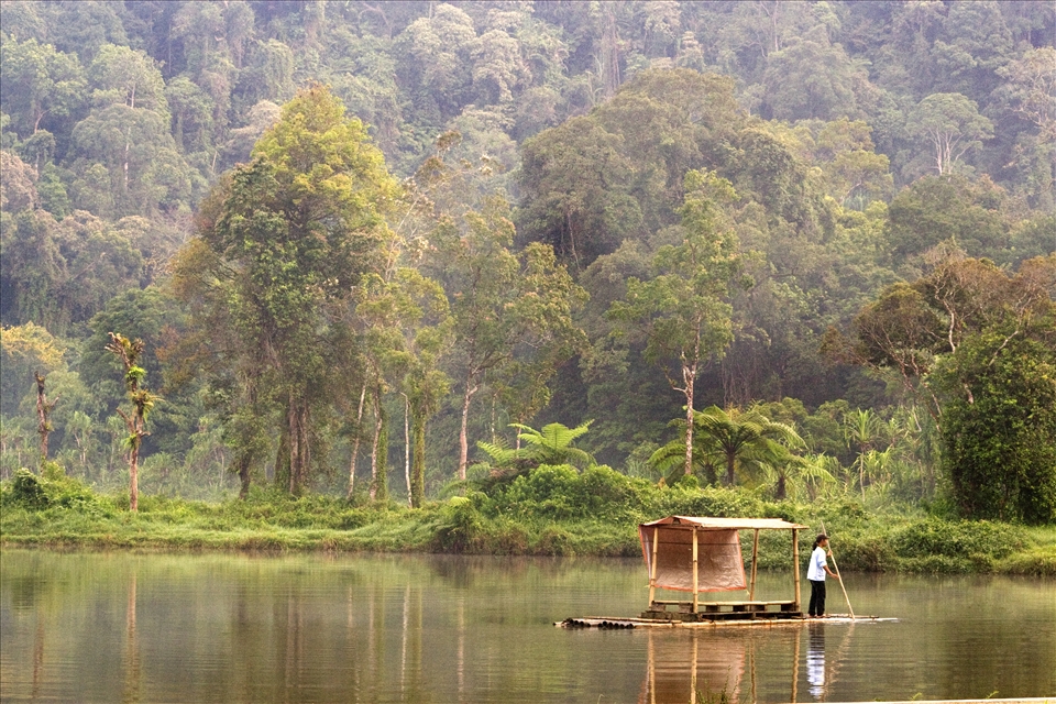 The daily activity of villagers in Sukabumi, Indonesia.