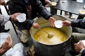 The traditional fava of Santorini is served by volunteers.: by disyfo, Views[335]