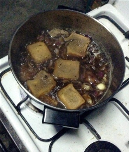 This is the pre-final output of my Estofado dish.