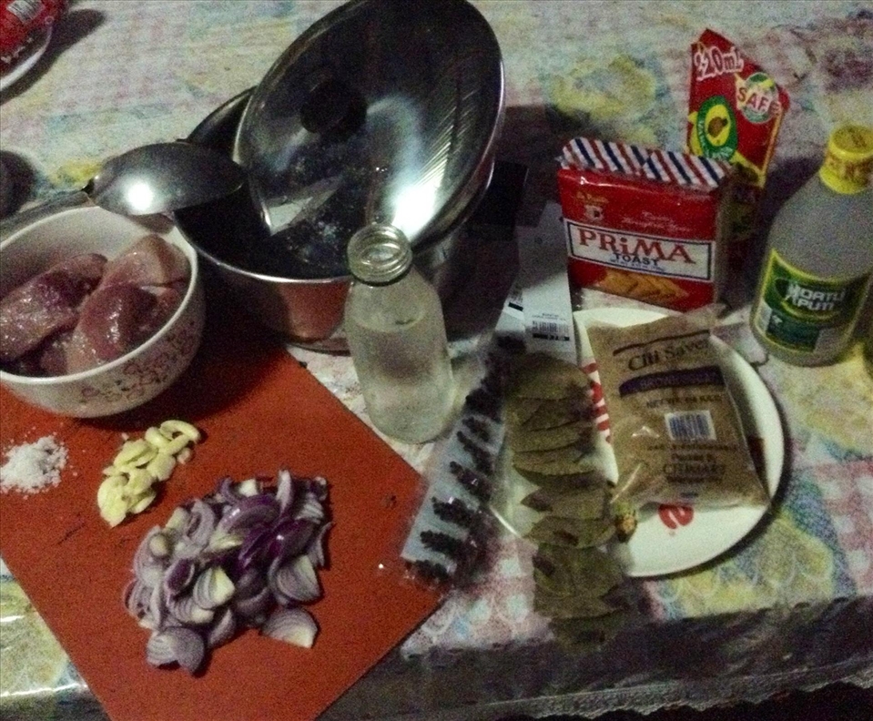 These are the ingredients I used in making my dish.