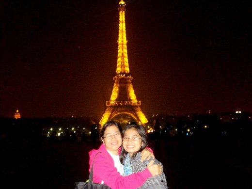 Mommy and I in Paris