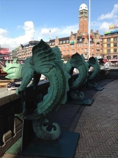 Gargoyles outside city hall