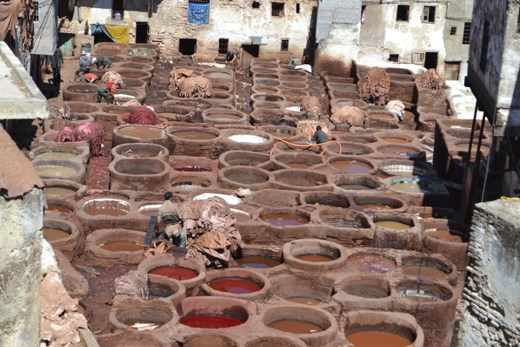 the magic combination of bright colors, hard workers and old houses.