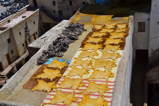 people here drawing different type of arts on the roof of their houses. 