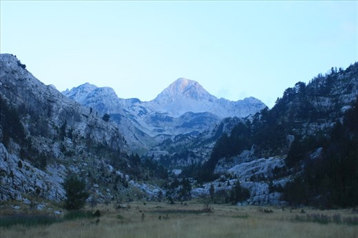 Somewhere in the valley under the great peak of Lupoglav