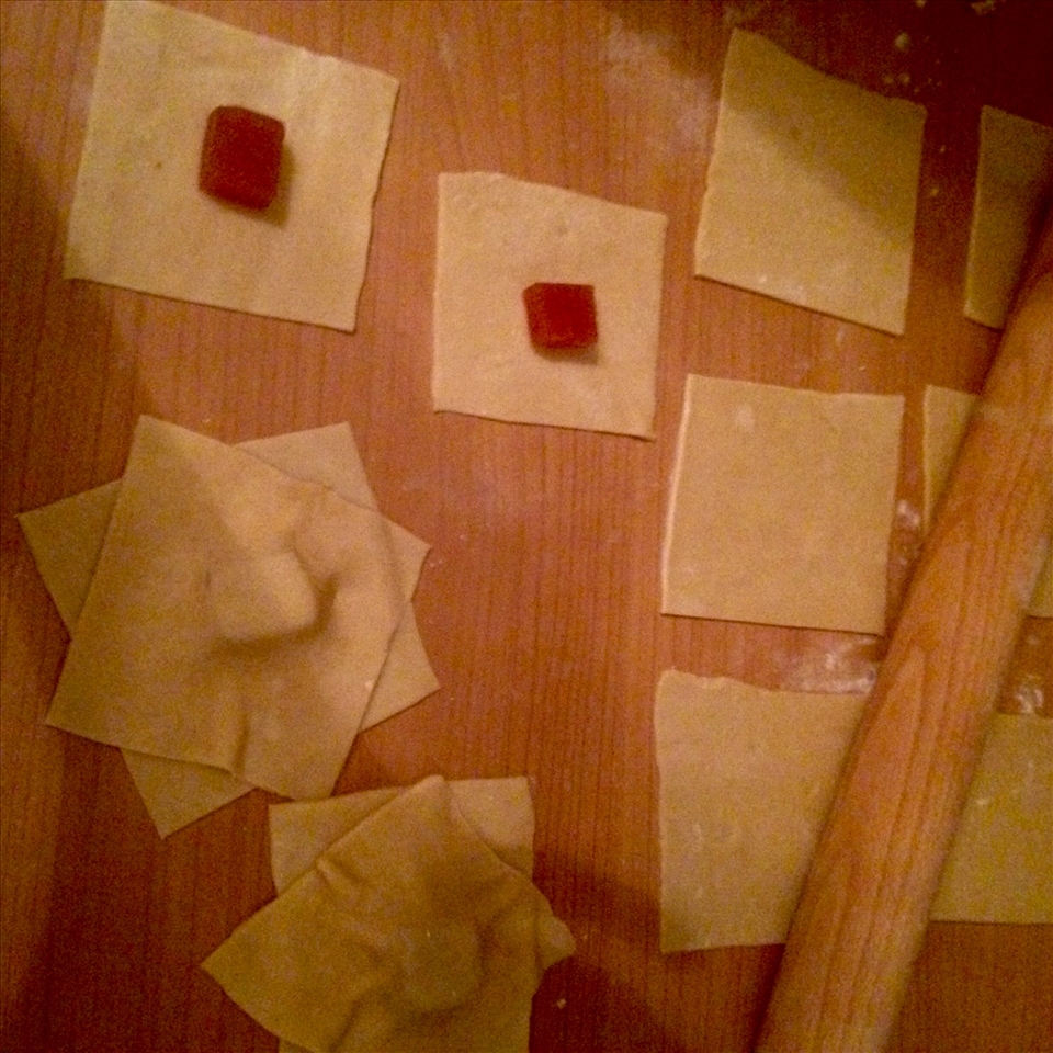 membrillo squares in squares