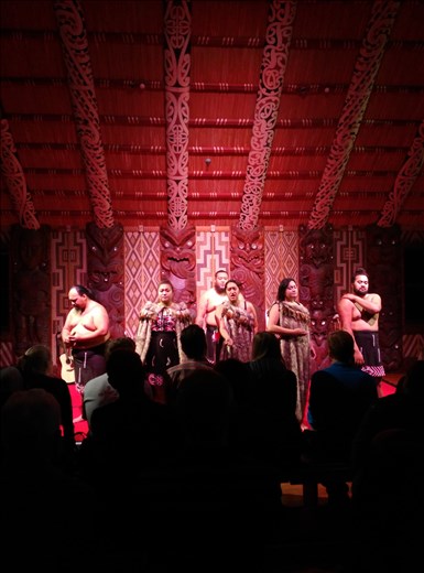 Maori Showtanz in Waitangi!