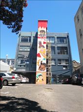 Streetart in Auckland, generell ist Neuseeland sehr 