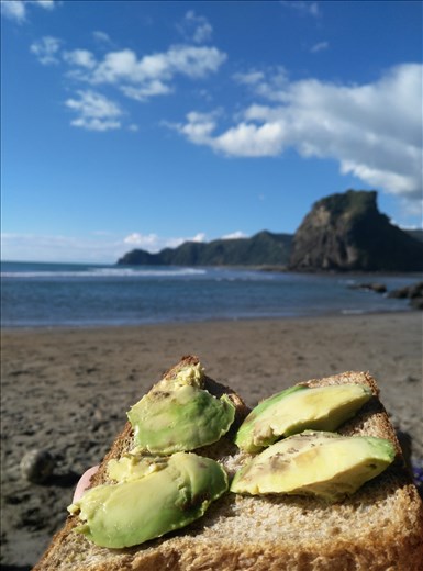 Piha Beach, nördlich von Auckland.