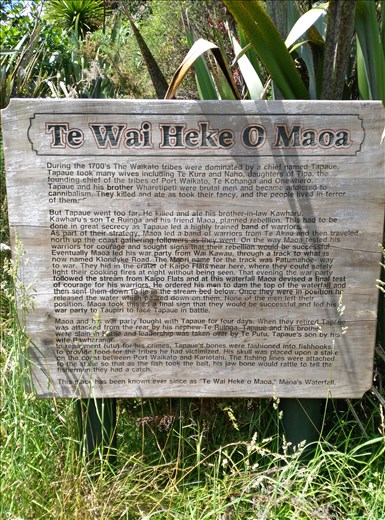 Die Legende dieses Wasserfalles.