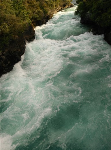 Die Huka Wasserfälle bei Taupo