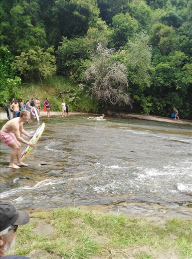 Eine natürliche Wasserrutsche!!!