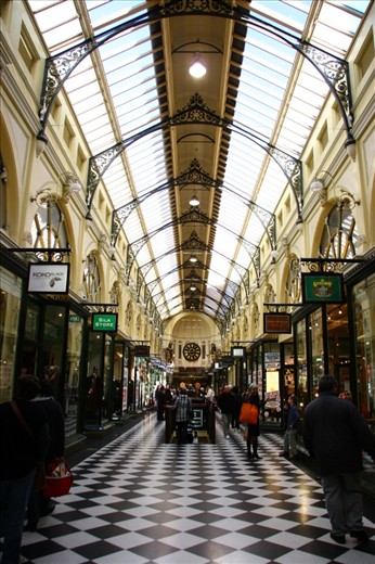 a Victorian era shopping centre in Melbourne