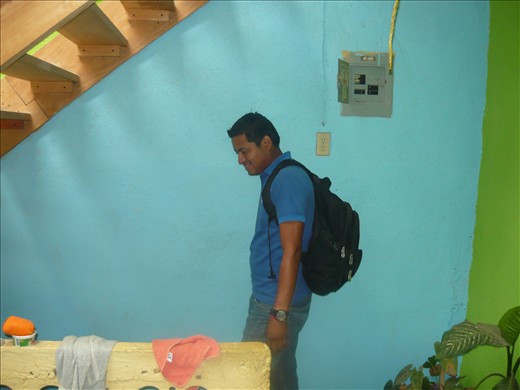 Fredy concocting another of his schemes to pester me.