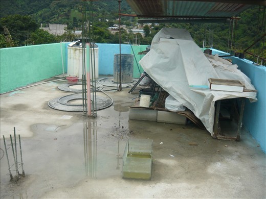 Like we left it- after we finished painting it.