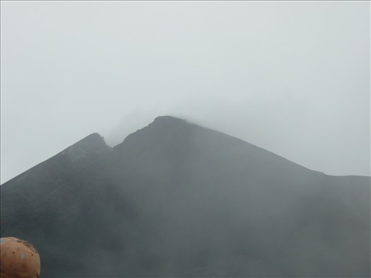 Pcaya's crater.